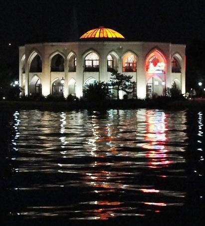 عکس شاه گلی تبریز در شب