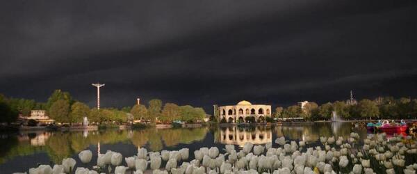 عکس شاه گلی تبریز در شب