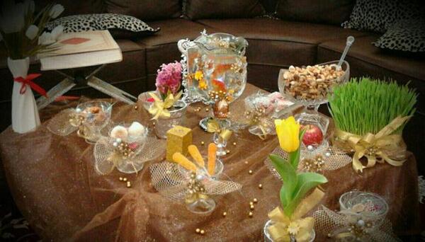 عکس سفره هفت سین دستی