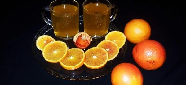عکس چای پرتقال