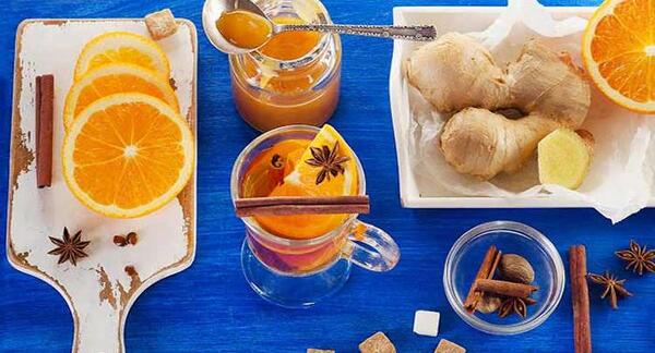 عکس چای پرتقال