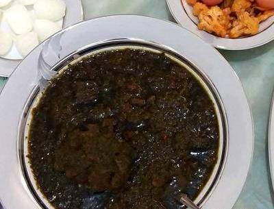 عکس قورمه سبزی سیاه