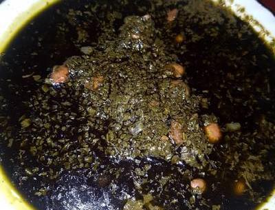 عکس قورمه سبزی سیاه
