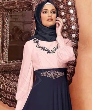 عکس لباس مجلسی کوتاه حجابی