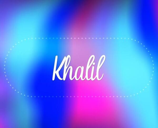 عکس نوشته داداش خلیل تولدت مبارک