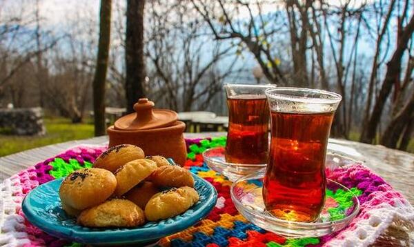 عکس چای در خانه