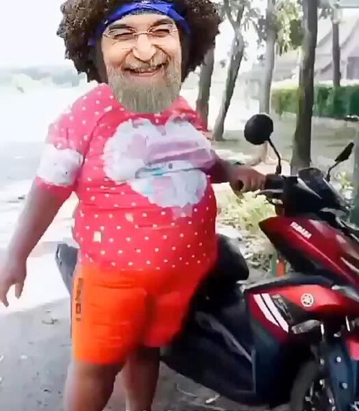 عکس لاتی حسن روحانی