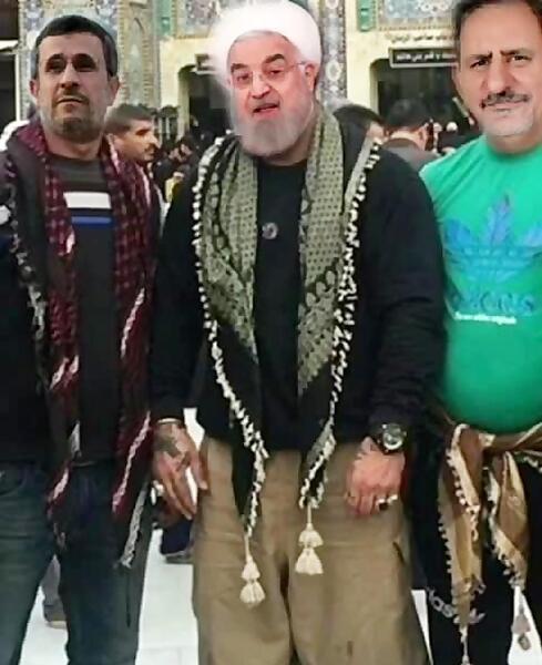عکس لاتی حسن روحانی