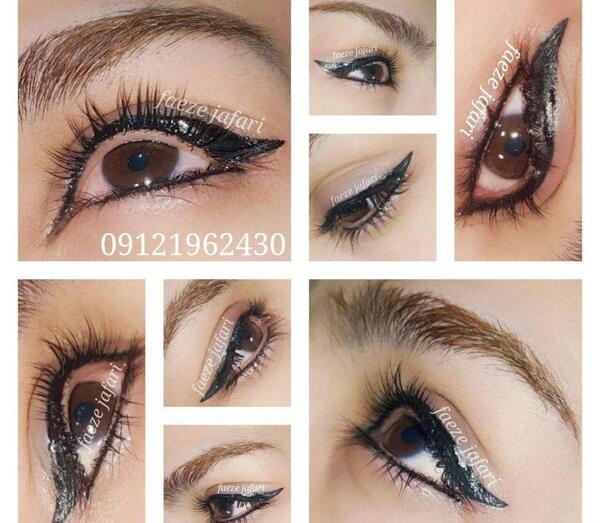 عکس تاتو خط چشم نی نی سایت