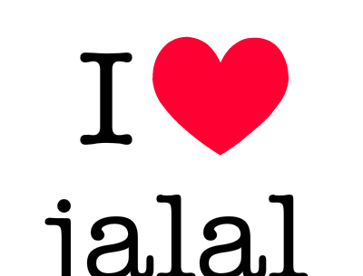 عکس نوشته عاشقانه با اسم جلال