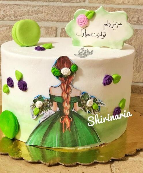عکس روی کیک روز دختر