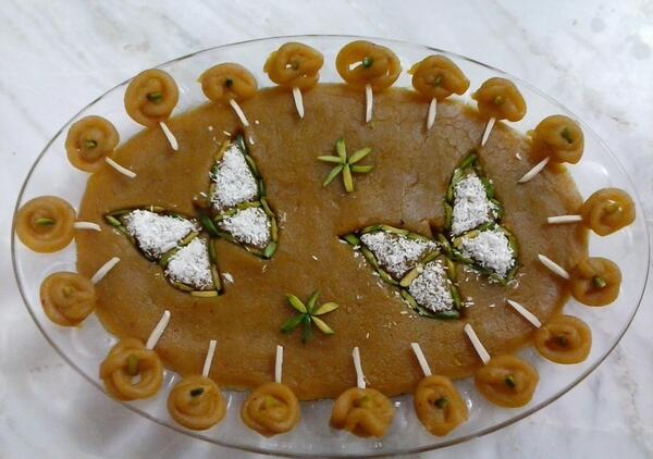 عکس و طرز تهیه حلوا