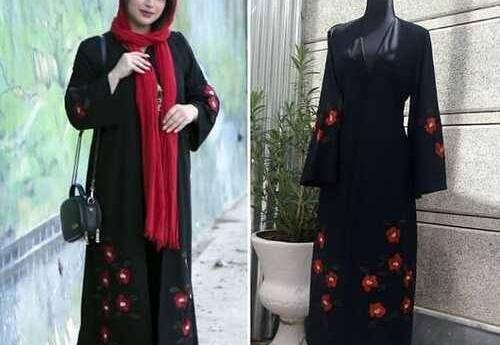 عکس مدل مانتو بلند چاکدار جدید