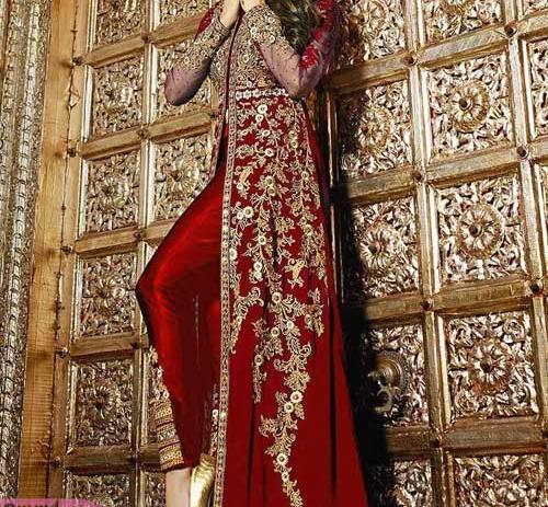 عکس لباس عروس هندی قرمز