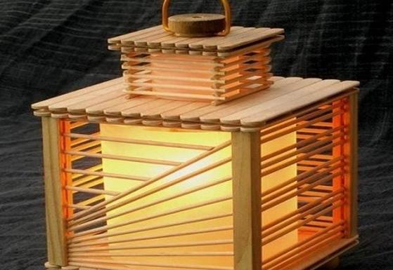 عکس ایده کاردستی چوبی