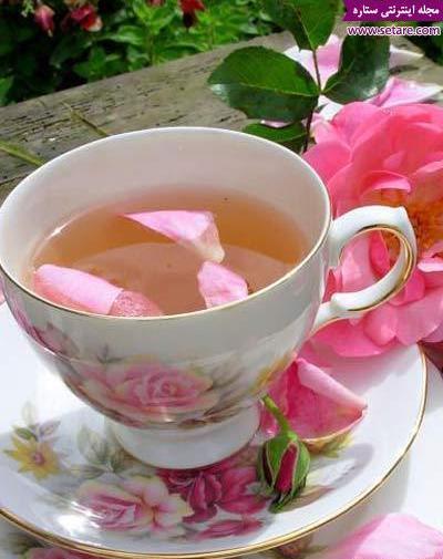 عکس چای گل سرخ
