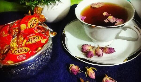 عکس چای گل سرخ
