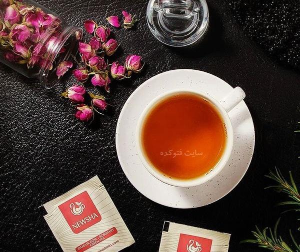 عکس چای گل سرخ