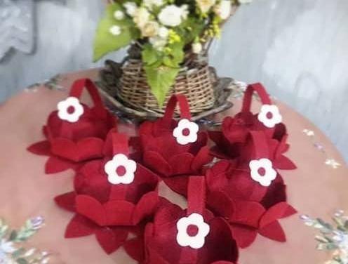 عکس ایده برای سفره هفت سین با نمد