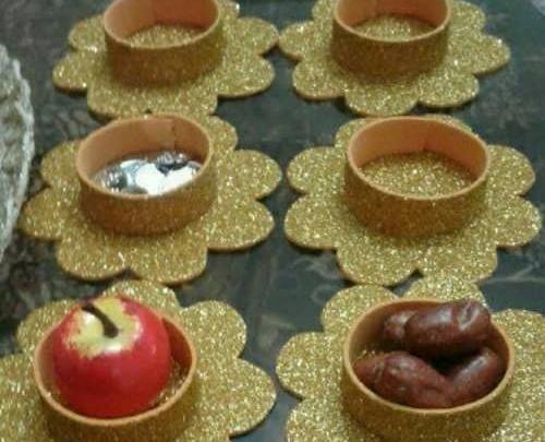 عکس ایده برای سفره هفت سین با نمد