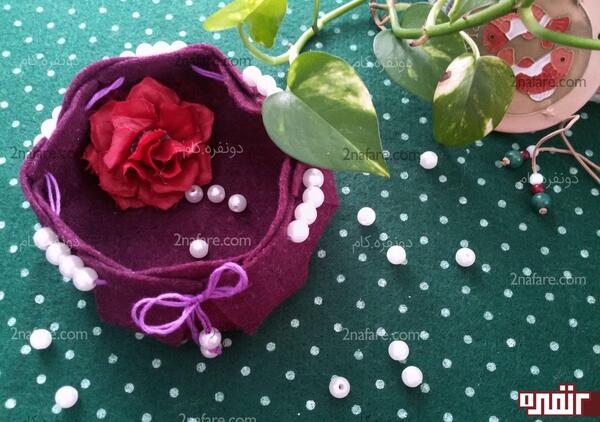 عکس ایده برای سفره هفت سین با نمد