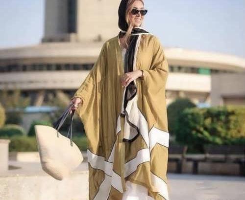 عکس مدل مانتو بلند و شلوار گشاد