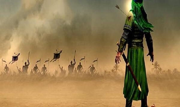 عکس نوشته حضرت قاسم ع