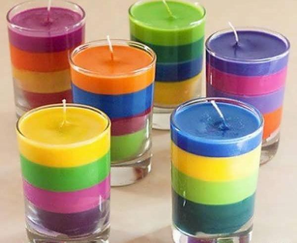 عکس ایده شمع ژله ای