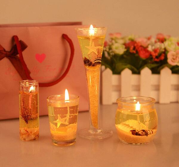 عکس ایده شمع ژله ای