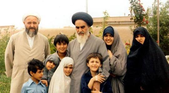 عکس مریم خمینی در سوئیس