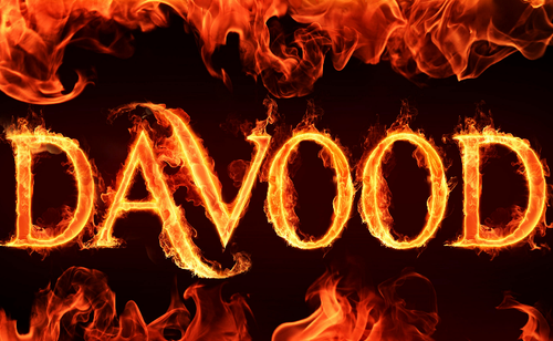 عکس نوشته داود و زهرا