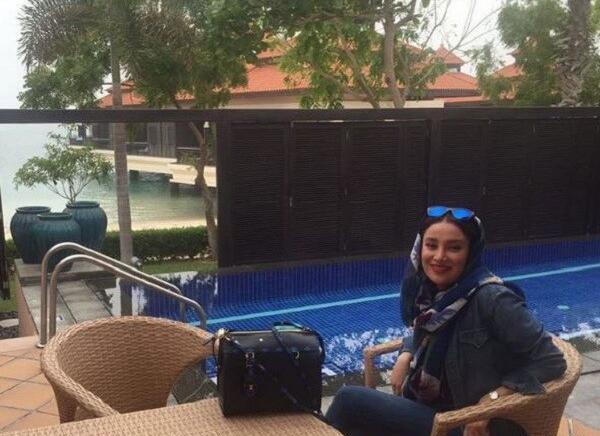عکس بهاره افشاری در استخر