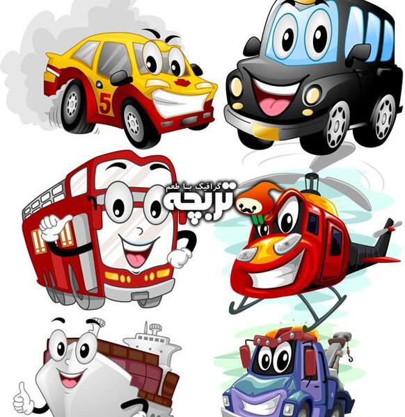 عکس هواپیما ی کارتونی