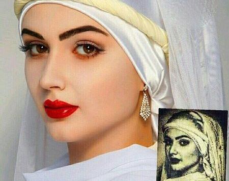 عکس زیباترین دختر لرستان