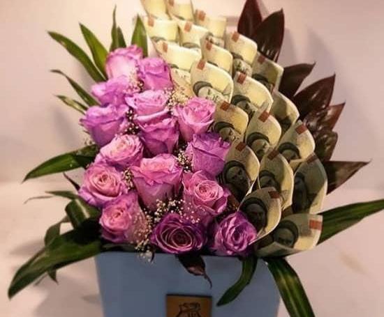 عکس دسته گل پولی