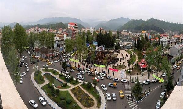 عکس هوایی خمینی شهر