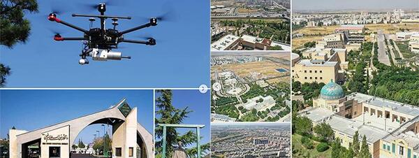 عکس هوایی خمینی شهر