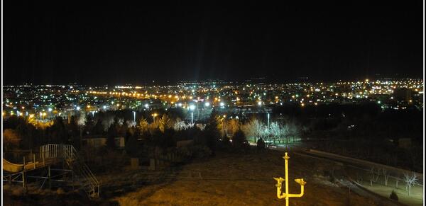 عکس هوایی خمینی شهر