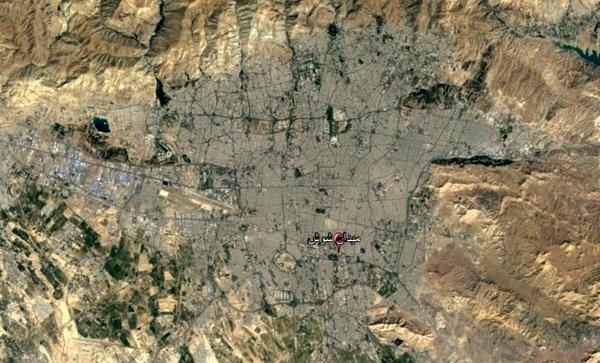 عکس هوایی خمینی شهر