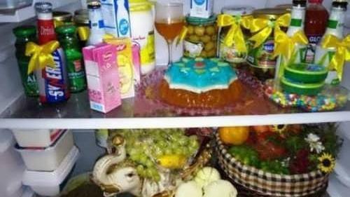 عکس ایده تزیین یخچال