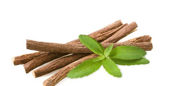 عکس شیرین بیان خشک