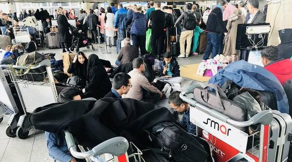 عکس شب فرودگاه امام خمینی
