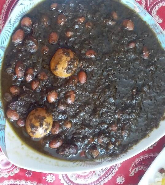 عکس قورمه سبزی خوش رنگ