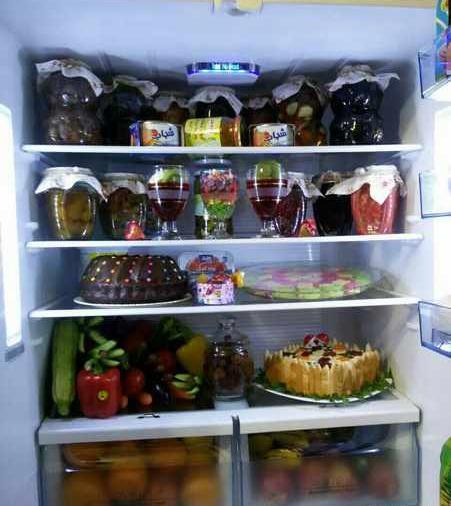 عکس ایده برای چیدمان یخچال عروس