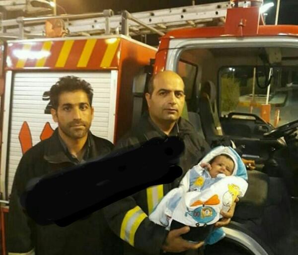 عکس نوزاد رها شده در اصفهان بدون سانسور