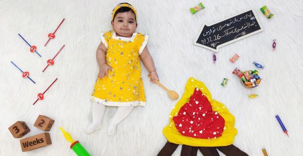 ایده عکس نوزاد برای چهارشنبه سوری
