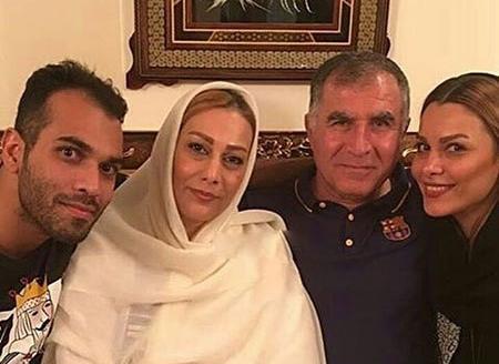 عکس خانوادگی مجید جلالی