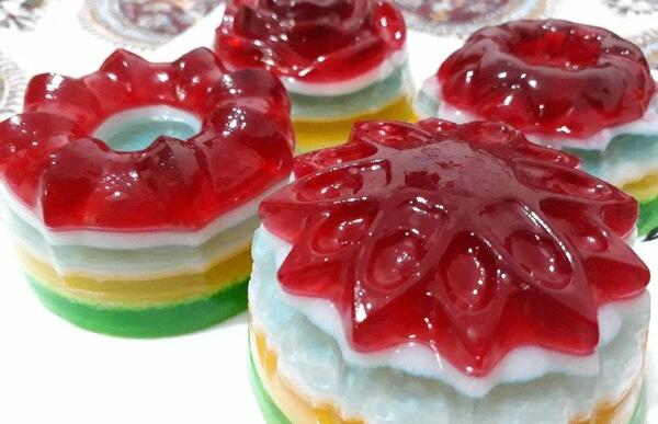 عکس ژله چند طبقه