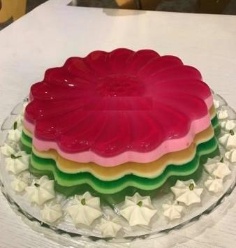 عکس ژله چند طبقه