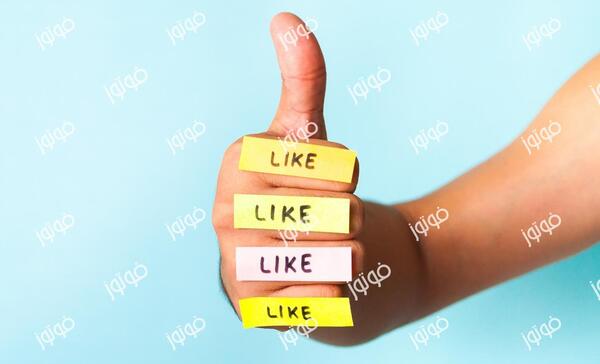 عکس لایک با دست